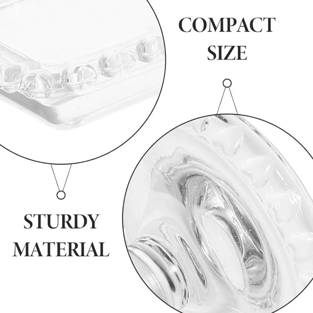 Cabilock Glass Stand Serving Plate 11.7inch Serving Platter Footed Buffet